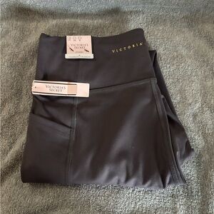 Victoria's Secret Gray Leggings with Wide Waistband